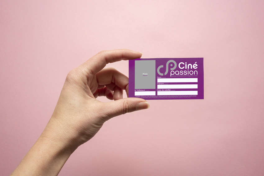 Carte d'adhésion Ciné Passion